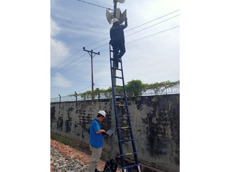 Pemasangan Wireless PowerBeam